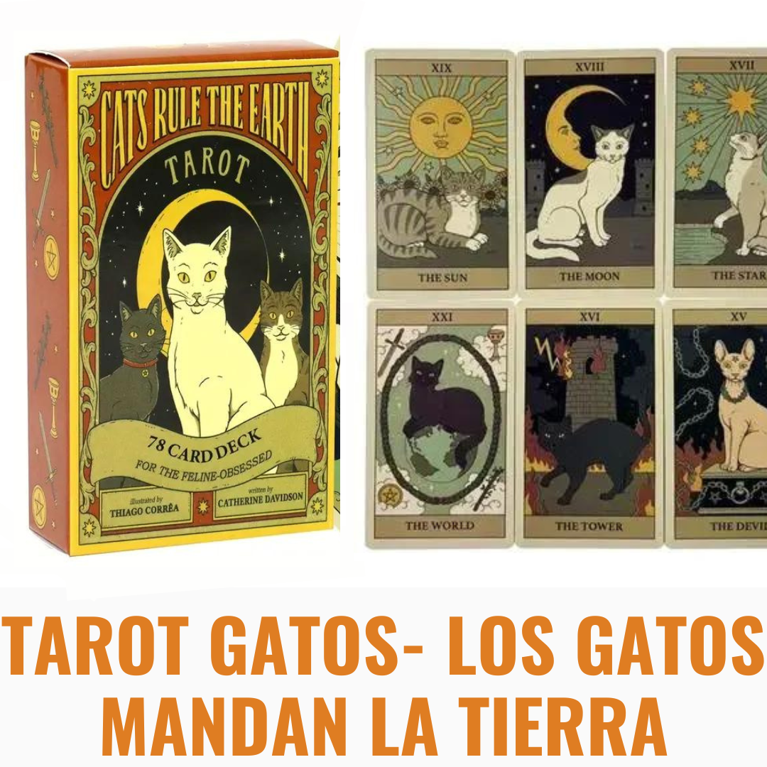 Tarot Gatos - Cat Rules The Earth